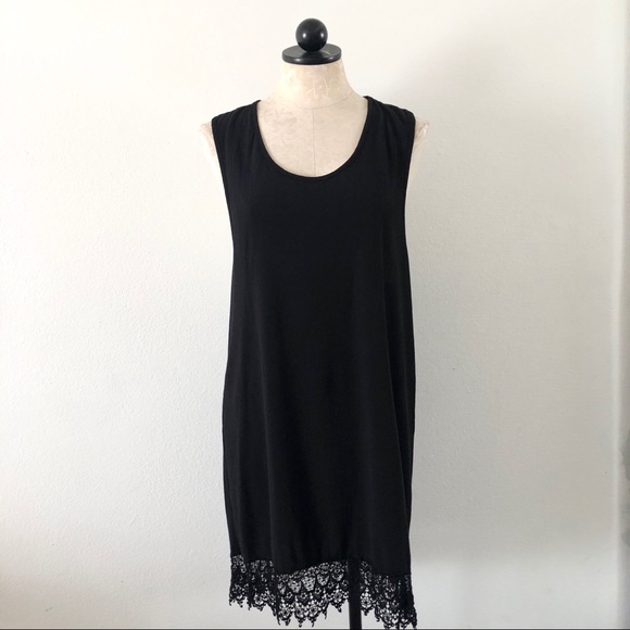 For Love And Lemons Dresses & Skirts - For Love and Lemons black racer back tank dress